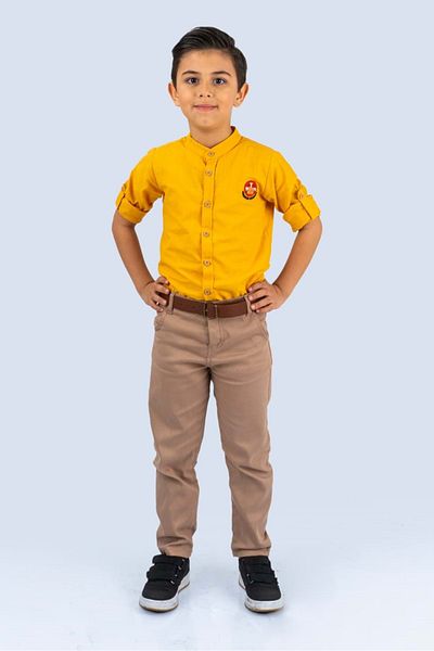 Mnk Baby&Kids Judge Collar Boy's Suit Mnk0489 Yellow
