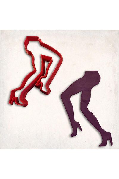 Butedo Cookie Shaping Heeled Leg Mold - Kopat
