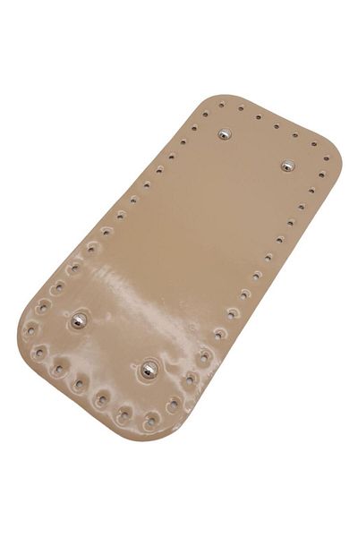 angel çanta aksesuar Angel Bag Accessory Shiny Patent Leather 25x12 cm Rectangular Bag Base Beige Color Silver Metal