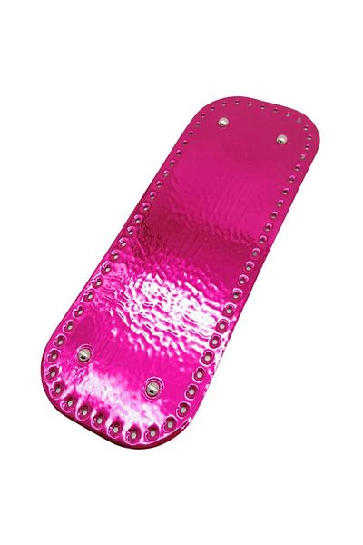 angel çanta aksesuar Angel Bag Accessory Shiny Patent Leather 32x12 cm Rectangular Bag Base Fuchsia Color Silver Metal