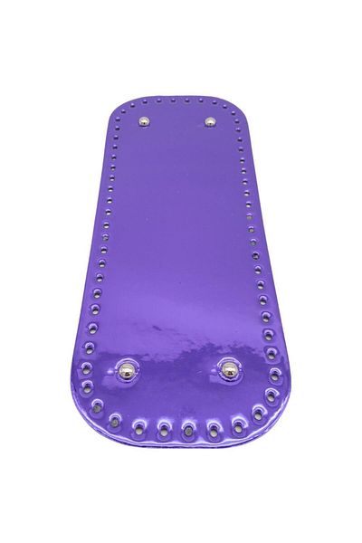angel çanta aksesuar Αξεσουάρ Angel Bag Γυαλιστερό λουστρίνι 32x12 cm Ορθογώνια Βάση Τσάντας Μωβ Χρώμα Ασημί Μεταλλικό