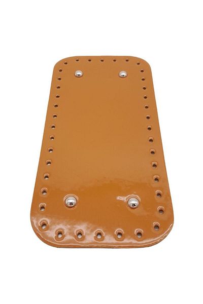 angel çanta aksesuar Angel Bag Accessory Shiny Patent Leather 25x12 cm Rectangular Bag Base Light Tan Color Silver Metal