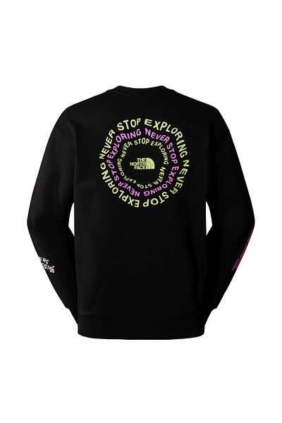 THE NORTH FACE U NSE GRAPHIC CREW Ανδρικό φούτερ NF0A87F4JK31 Μαύρο-S