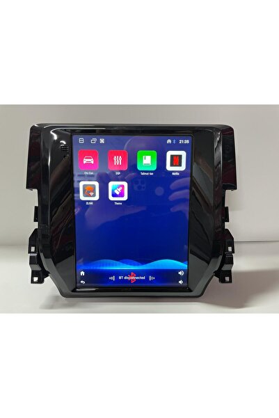 Honda CİVİC FC5 Uyumlu TESLA ANDROİD 15 MULTİMEDYA TEYP 2-32GB CAR PLAY KAMERA HEDİYE
