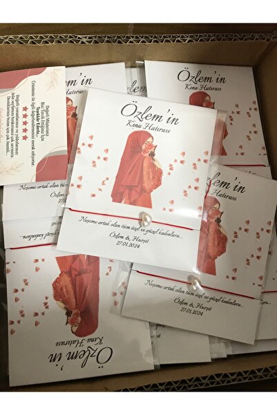 Uğur Matbaacılık Kına Kırmızı Elbiseli Kişiye Özel Şans Bilekliği Isimli Söz ...