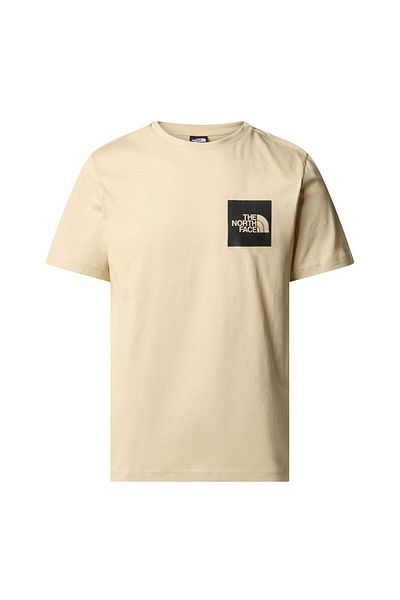 THE NORTH FACE M S/S FINE TEE Men's T-Shirt NF0A87ND3X41 Beige-XL