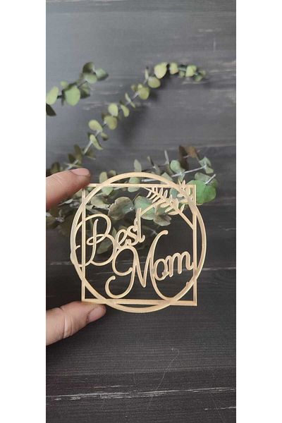 hoby shop Best Mom Gold Plexi Pinyata, Box, Cake Decoration