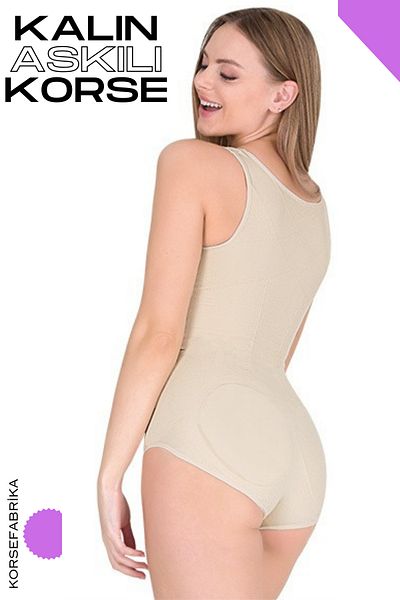 KORSEFABRİKA Slimming Thick Strap Recovery Zibin Badı Corset