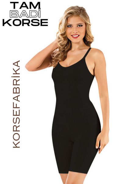 KORSEFABRİKA Full Body Corset - Adjustment Strap, Lifting and Slimming Legs