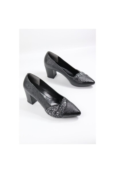 De Scario Pantofi eleganti cu toc gros De Scarıo 641 pentru femei