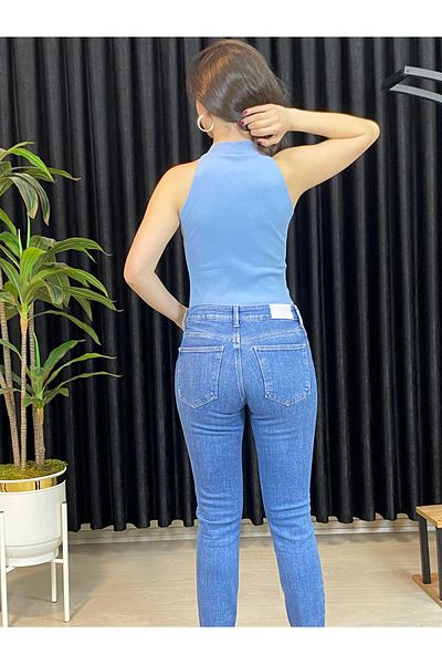 ESPOİRPLUS BLUZĂ FĂRĂ MÂNECĂ CAMISOLE DE CULOARE ICE BLUE DE FEMEI