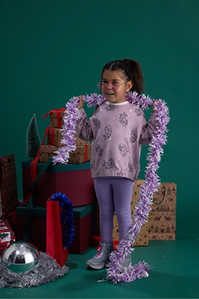 LUESS سترة مطبوعة كبيرة الحجم للفتيات