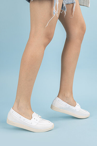 Getcho Жіночі білі мокасини Capetillo