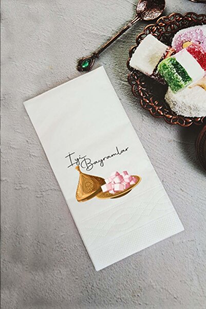 PEKSHOP Happy Holidays Talking Napkin Presentation Napkin