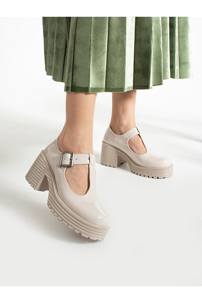 Alemdar Shoes Γυναικείο Loafer LENA Κρέμ Ρουγάν