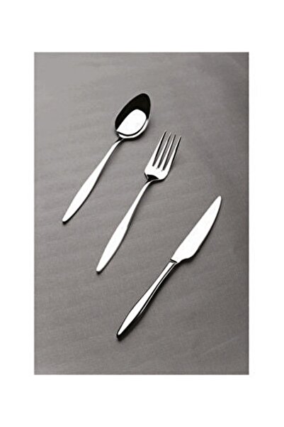 Yiğit طقم سكاكين وشوكة وملعقة من الفولاذ المقاوم للصدأ 18/10 بنمط بسيط من Eli...