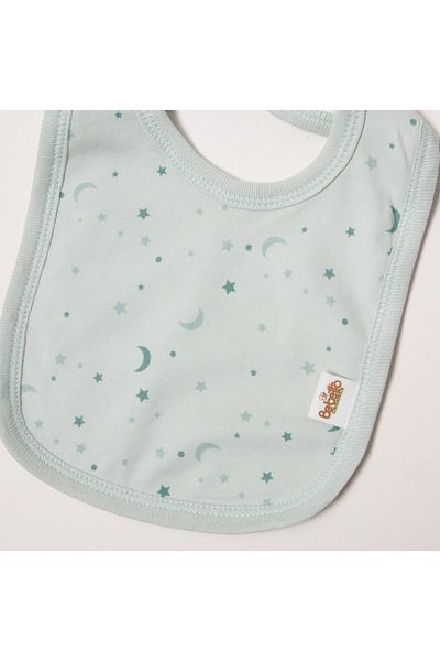 Bebetto ORGANIC INTERLOK APRON PRINTED (ORGANIC LASZY SHEEP) C 1051