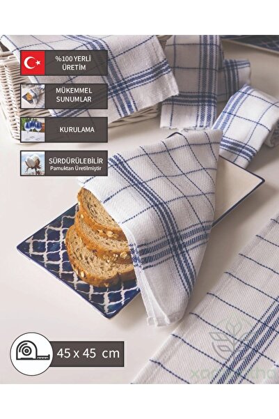 XAMANTHA 24 Adet Mutfak Havlusu Kurulama Bezi Bulaşık Kurulama Bezi Torşon Pamuklu