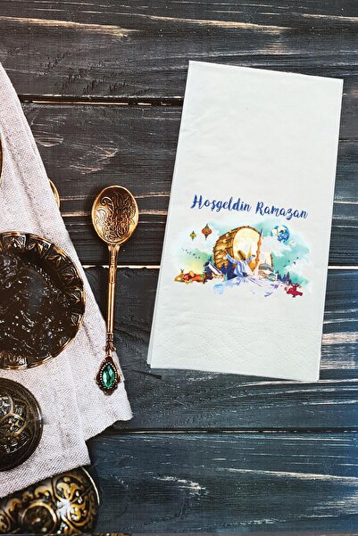 PEKSHOP Semazen Hoşgeldin Ramazan Konuşan Peçete Sunum Peçetesi