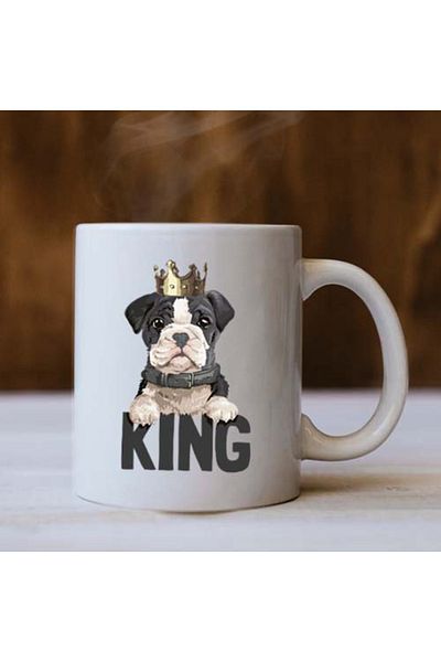 PEKSHOP كوب كلب متوج بالملك
