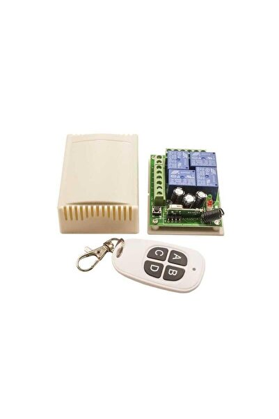 SANEC 4 Kanal 12V Uzaktan Kumandalı RF Modüllü Alıcı Verici