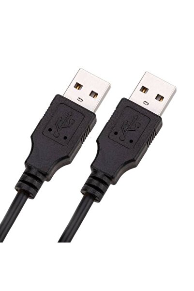 WASHA Usb-a To Usb-a 50 Cm Iki Ucu Erkek Çift Taraflı Usb 2.0 Bağlantı Kablosu