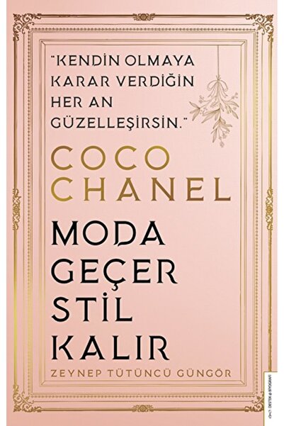 Destek Yayınları Coco Chanel-Moda Geçer, Stil Kalır