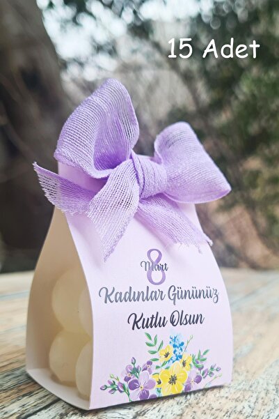 PEKSHOP 8 Mart Kadınlar Günü Hediyesi Bubble Mum