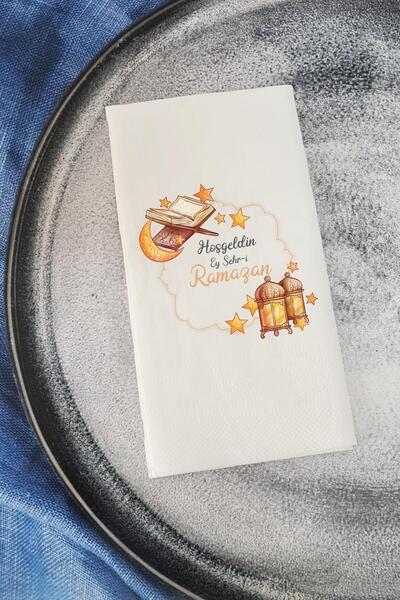 PEKSHOP Hoşgeldin Ramazan Konuşan Peçete Sunum Peçetesi