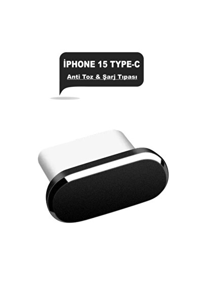 Apple Iphone 15 Type-c Anti Toz Şarj Tıpası - Şarj Girişi Anti Toz Önleyici