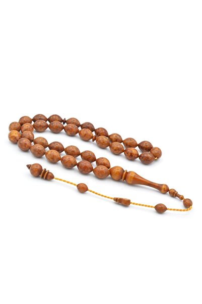 Murty99 Sistem Beyzi Cut Brown Powder Press Amber Tasbih