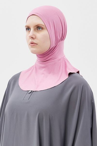 Altobeh Women's Hijab Practical Neck Collar Hijab - Sportsman Bonnet - Dark Pink