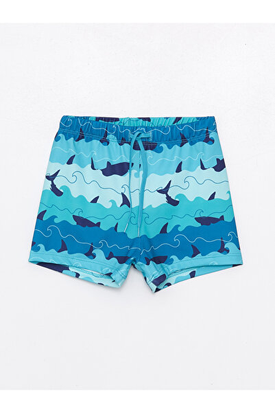 LC Waikiki Baskılı Hızlı Kuruyan Erkek Çocuk Boxer Mayo