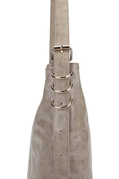 Tamer Tanca Beige Vegan Women's Shoulder Bag