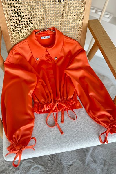 Gizce Darly Orange Shirt