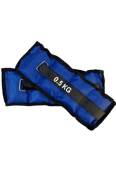 CKSpor 0.5 Kg X 2 Pieces Hand Foot Wrist Weight Sandbag Muscle Strengthener Weight Set