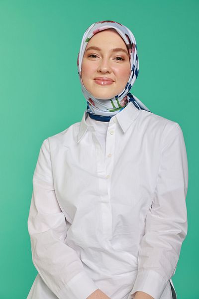 Modakaşmir Striped Twill Scarf Design