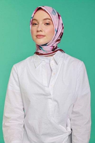 Modakaşmir Striped Twill Scarf Design