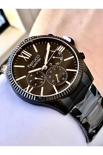 Ferrucci Men's Metal Band Wristwatch
