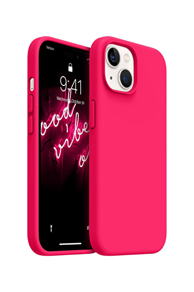 HappyCase Apple Iphone 15Plus Uyumlu Içi Kadife Lansman Silikon Kılıf Kapak F...