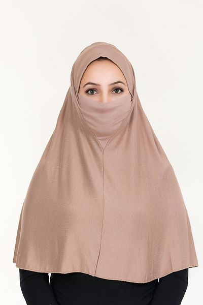 Sensu Πέπλο προσευχής Hijab με πέπλο έτοιμο τουρμπάνι