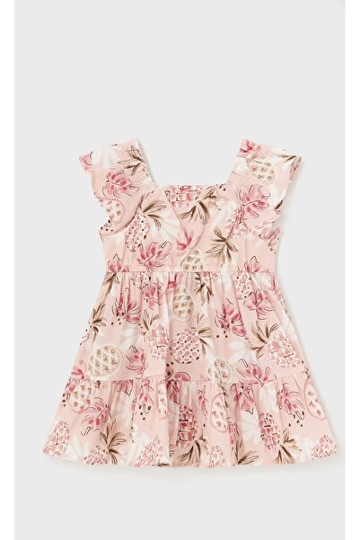 MAYORAL فستان بناتي منقوش بالأناناس - 1918