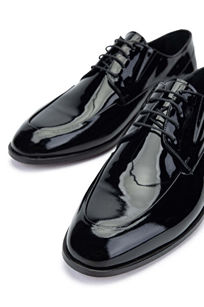 Tamer Tanca Erkek Hakiki Deri Siyah Klasik Ayakkabı