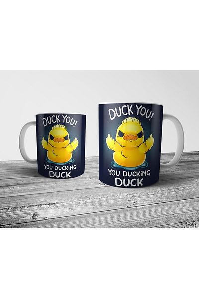 Pixxa Duck You! - It's Duck! Mug Cup Model 2