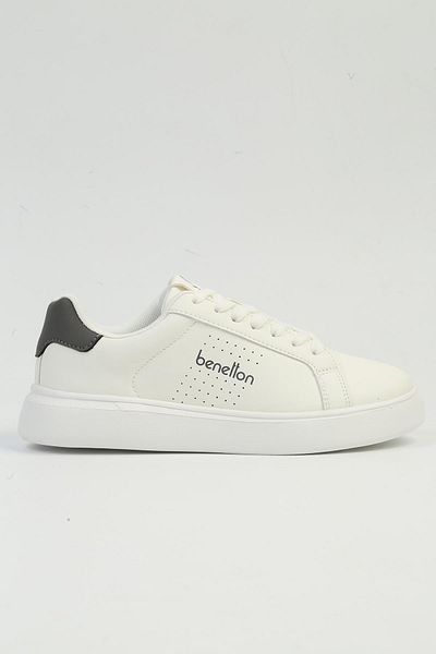 Benetton ® |   IMPORT Pantofi sport albi pentru femei BNI-10266