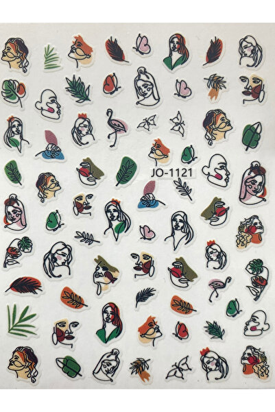 Venalisa Tırnak Sticker Tırnak Süsleme Nail Art JO-1121