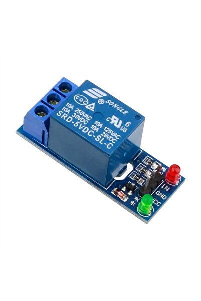 Genel Markalar 5v Tek Kanal Röle Modülü - Tekli Röle Kartı, Arduino Uyumlu