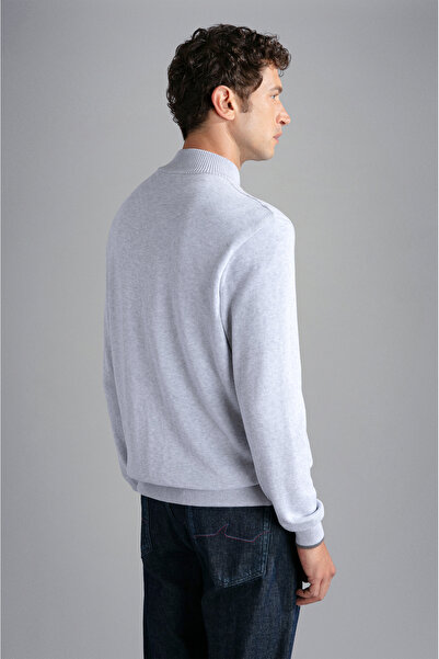 PAUL&SHARK COTTON SWEATER WITH ZIP