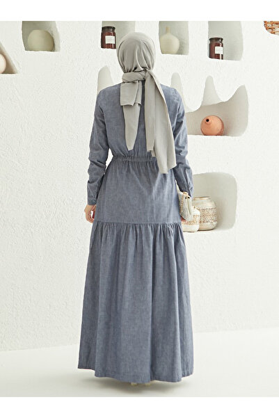 Neways Denim Hijab Dress - Dark Blue - Neways