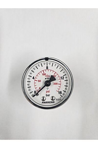 Pakkens Çap 50 Arkadan 16 Bar Kuru Manometre -